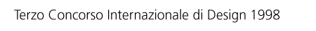 Terzo Concorso Internazionale di Design